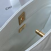 Kitlife Chanel 22s Hobo White Caviar Leather Bag - AS3223 - 16×19×8cm - 5