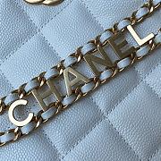Kitlife Chanel 22s Hobo White Caviar Leather Bag - AS3223 - 16×19×8cm - 3