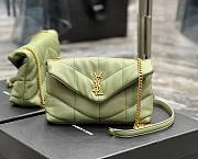 Kitlife YSL Small Louou Puffer in Lambskin Green Bag -  23×15.5×8.5 cm - 1