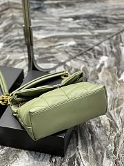 Kitlife YSL Large Louou Puffer in Lambskin Green Bag - 35x23x13.5cm - 3