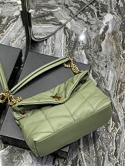 Kitlife YSL Large Louou Puffer in Lambskin Green Bag - 35x23x13.5cm - 6