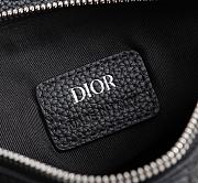 Kitlife Dior Saddle Bag Black Grained Calfskin - 21x16x3cm - 2