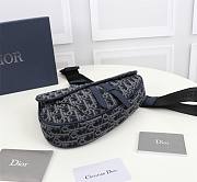 Kitlife Dior Saddle Dior Blue Oblique canvas - 20 x 28.6 x 5 cm - 5