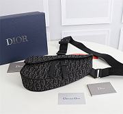 Kitlife Dior Saddle Dior Black Oblique canvas - 20 x 28.6 x 5 cm - 6