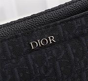 Kitlife Dior Saddle Soft Bag Black Oblique - 24x 17.5 x 7.5cm - 2