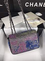 Kitlife Chanel chanel swarovski crystal flap bag - 20cm - 6