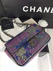 Kitlife Chanel chanel swarovski crystal flap bag - 20cm - 3