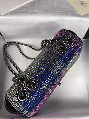 Kitlife Chanel chanel swarovski crystal flap bag - 20cm - 4
