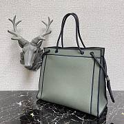 Kitlife Fendi Roma Tote Canvas Bag Green - 41x31x14cm - 3
