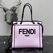 Kitlife Fendi Roma Tote Canvas Bag Pink - 41x31x14cm - 1