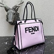 Kitlife Fendi Roma Tote Canvas Bag Pink - 41x31x14cm - 6
