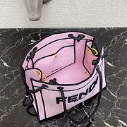 Kitlife Fendi Roma Tote Canvas Bag Pink - 41x31x14cm - 5