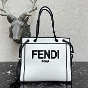 Kitlife Fendi Roma Tote Canvas Bag White - 41x31x14cm - 1