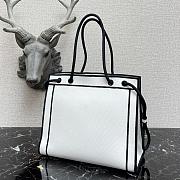 Kitlife Fendi Roma Tote Canvas Bag White - 41x31x14cm - 5