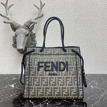 Kitlife Fendi Roma Tote Canvas FF Farbic Bag - 41x31x14cm