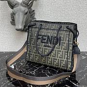 Kitlife Fendi Roma Tote Canvas FF Farbic Bag - 41x31x14cm - 2