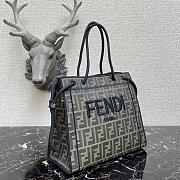 Kitlife Fendi Roma Tote Canvas FF Farbic Bag - 41x31x14cm - 4