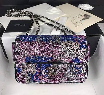 Kitlife Chanel chanel swarovski crystal flap bag - 20cm