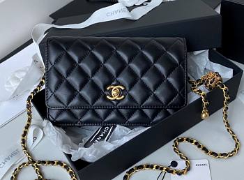 Kitlife Chanel WOC Black Lambskin - AP1450 - 19cm 