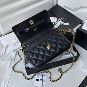 Kitlife Chanel WOC Black Lambskin - AP1450 - 19cm  - 5