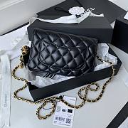 Kitlife Chanel WOC Black Lambskin - AP1450 - 19cm  - 3