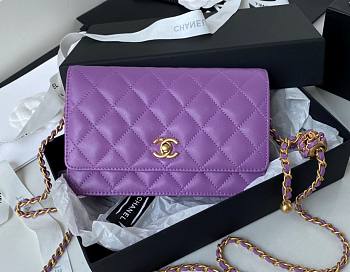 chanel woc purple