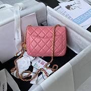 Kitlife Chanel CF Mini Pink Flap Bag - AS1787 - 18cm - 3
