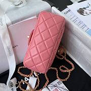 Kitlife Chanel CF Mini Pink Flap Bag - AS1787 - 18cm - 6