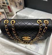 Kitlife Chanel Classic Flap Bag CF C Logo Smooth Leather - 30x21x8cm - 2