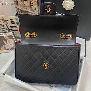Kitlife Chanel Classic Flap Bag CF C Logo Grained Calfskin Leather - 30x21x8cm - 6