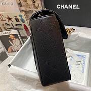 Kitlife Chanel Classic Flap Bag CF C Logo Grained Calfskin Leather - 30x21x8cm - 4