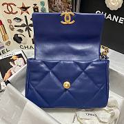 Kitlife Chanel 19 Dark Blue Flap Bag Medium - 26x16x9cm - 5