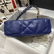 Kitlife Chanel 19 Dark Blue Flap Bag Medium - 26x16x9cm - 2