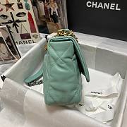 Kitlife Chanel 19 Light Blue 1 Flap Bag Medium - 26x16x9cm - 4