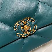 Kitlife Chanel 19 Dark Green Flap Bag Medium - 26x16x9cm - 6