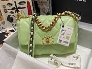 Kitlife Chanel 19 Light Green Flap Bag Medium - 26x16x9cm - 1