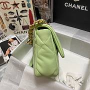 Kitlife Chanel 19 Light Green Flap Bag Medium - 26x16x9cm - 2