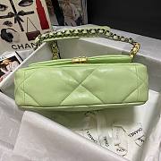 Kitlife Chanel 19 Light Green Flap Bag Medium - 26x16x9cm - 3
