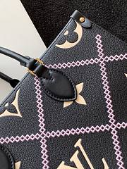 Kitlife Louis Vuitton Onthego MM Monogram Empreinte Black White - 35x27x14cm - 2