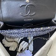 Kitlife Chanel CF woolen embroidered sequined chain bag - A01116 - 25cm - 4