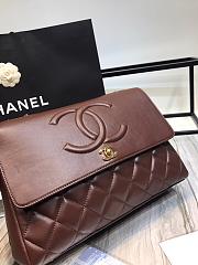 Kitlife Chanel Flap Bag Double Chain Burgundy - 92233 - 33x11x23cm - 5