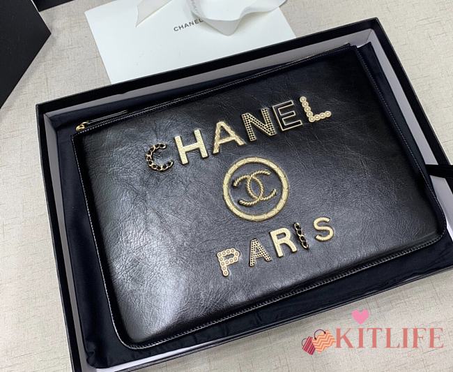 Kitlife Chanel Black Pouch - 32cm - 1