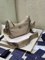 Kitlife Prada Re-Edition 2005 Re-Nylon bag Desert Beige - 1BH204 - 22x18x6cm - 6