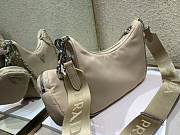 Kitlife Prada Re-Edition 2005 Re-Nylon bag Desert Beige - 1BH204 - 22x18x6cm - 2