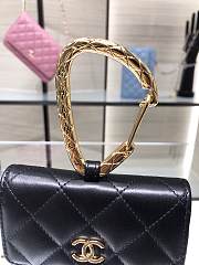 Kitlife Chanel 21K Black Smooth Leather With Gold Hardware - AP2397 - 6