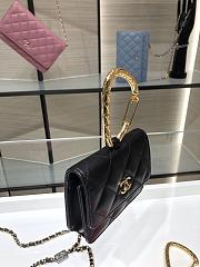 Kitlife Chanel 21K Black Smooth Leather With Gold Hardware - AP2397 - 4