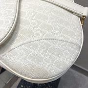 Kitlife Dior Saddle White Canvas - 25.5 x 20 x 6.5 cm - 4