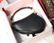 Kitlife Dior Saddle Black Small Smooth Calfskin Leather - 19.5 x 16 x 6.5 - 2