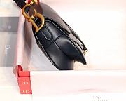 Kitlife Dior Saddle Navy Blue Small Smooth Calfskin Leather - 19.5 x 16 x 6.5 - 6