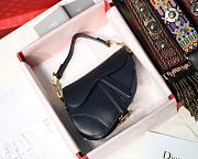 Kitlife Dior Saddle Navy Blue Small Smooth Calfskin Leather - 19.5 x 16 x 6.5 - 4